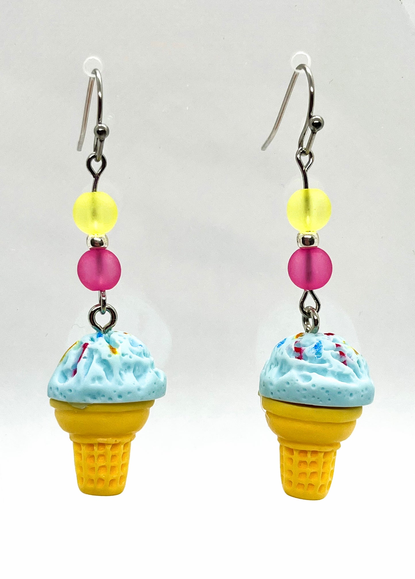 Blue Cone Earrings
