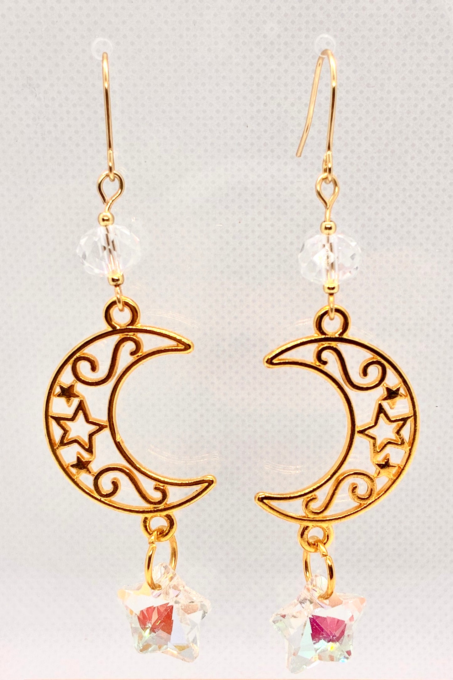 Filigree Moon Earrings
