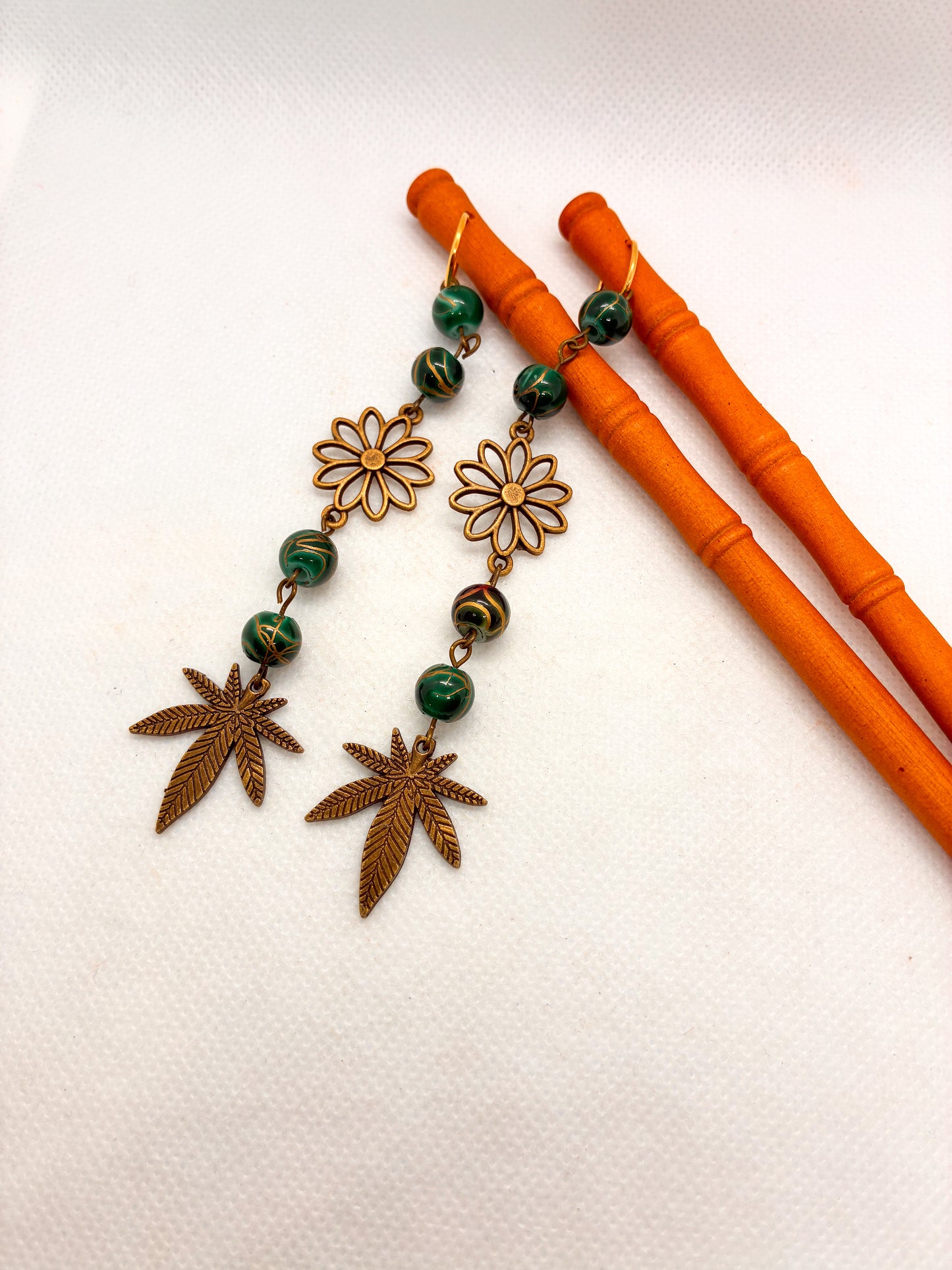 Maple Leaf Hair Sticks