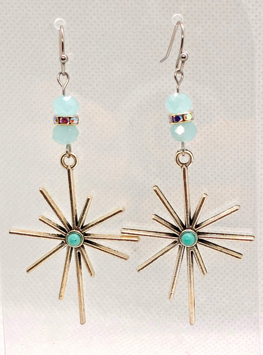 Atomic Starburst Earrings