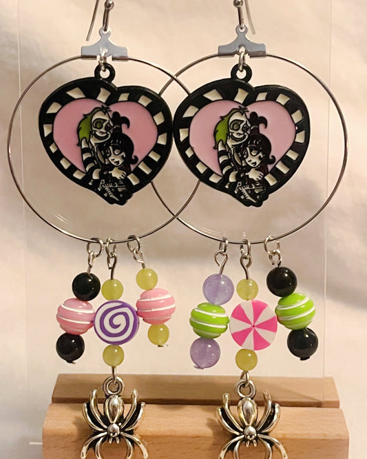 Beetlejuice Earrings