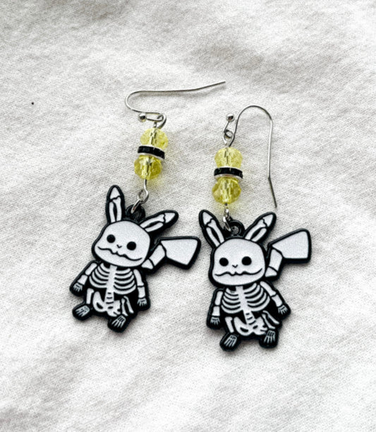 Peek Achoo Skeleton Earrings