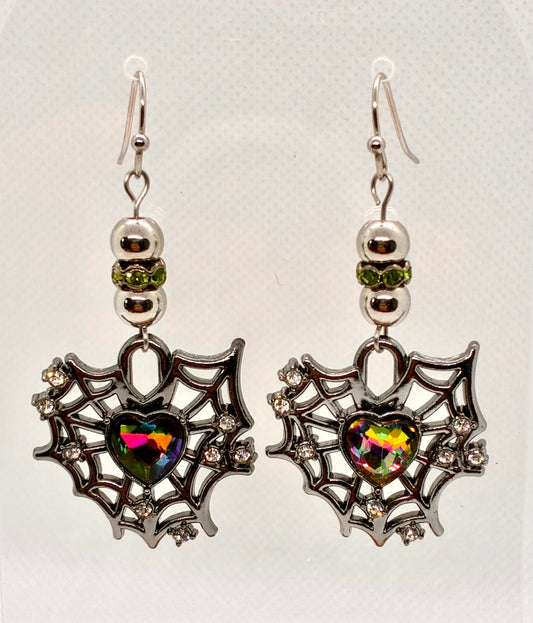 Dark Web Earrings