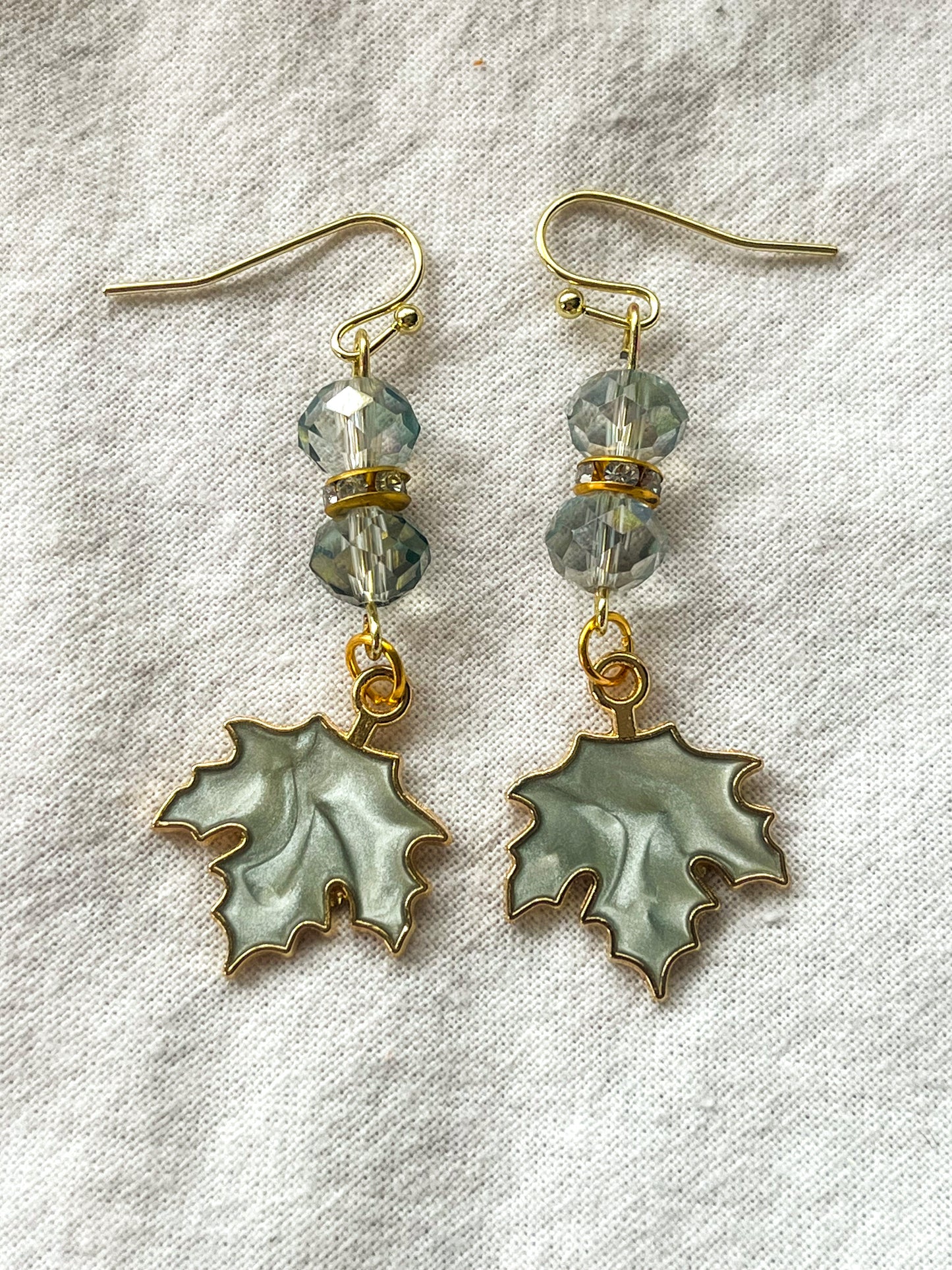 Silver Maple Earrings