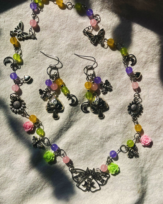 Garden Necklace & Earring Set