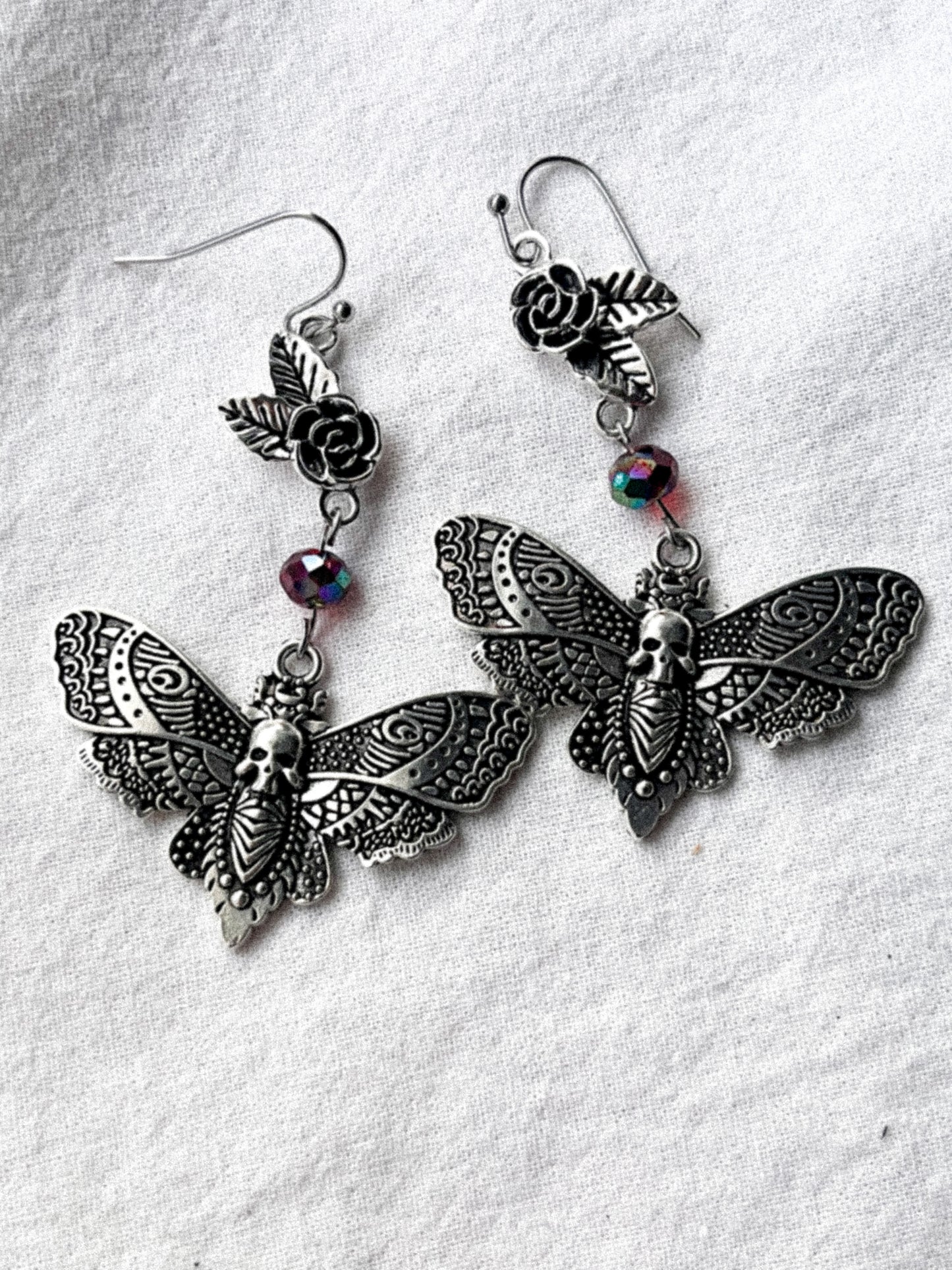 Death Head Moth Earrings