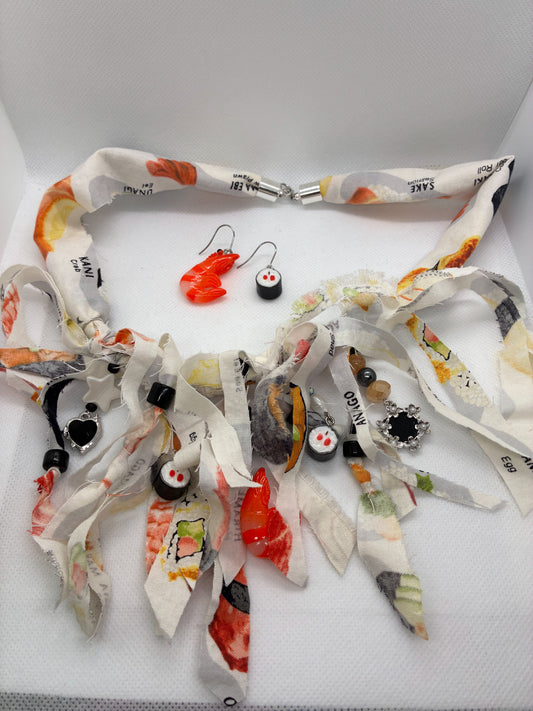 Unagi Fabric Necklace