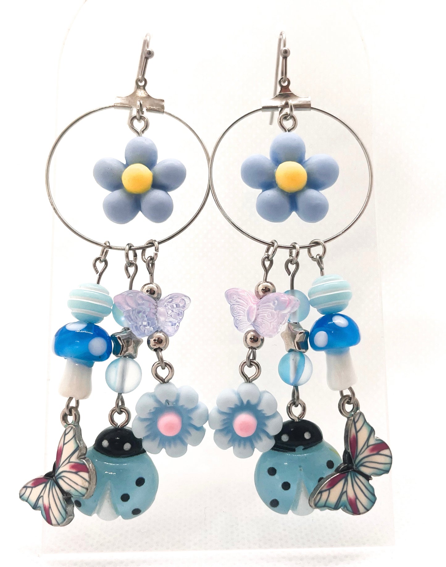 Blue Garden Earrings