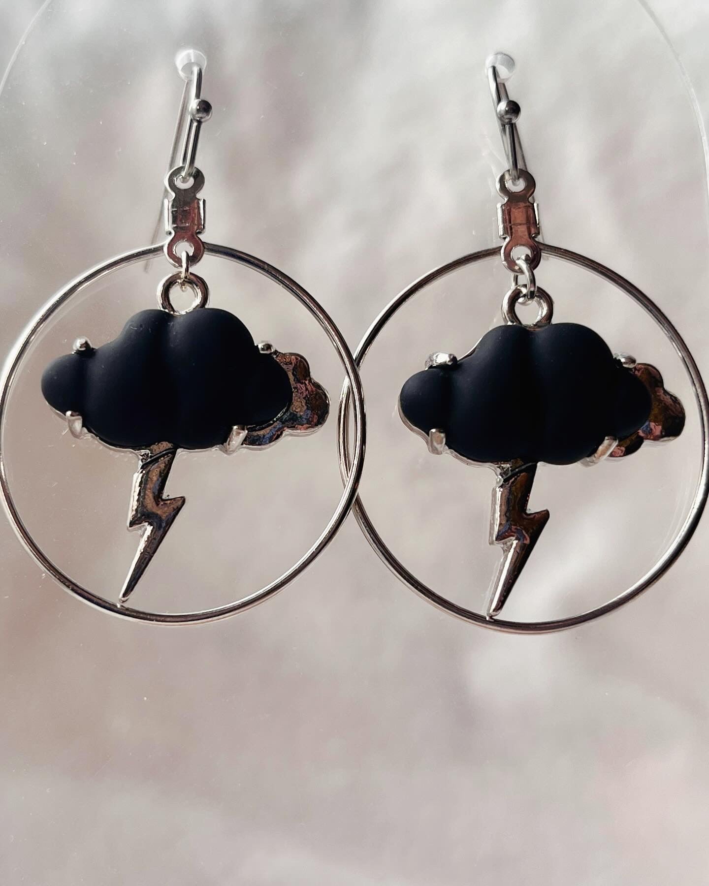 Black Cloud Earrings