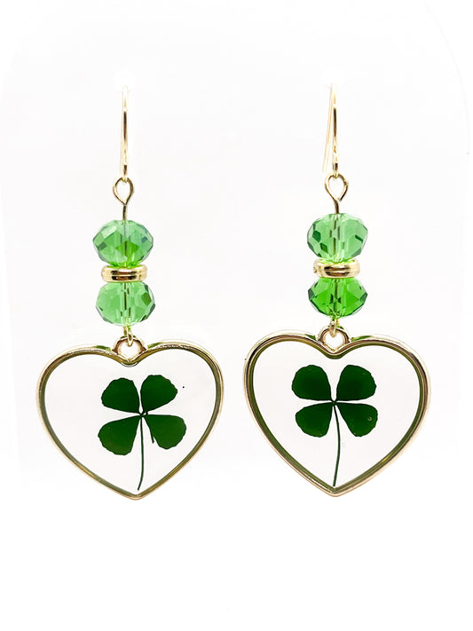 Four Leaf Clover Earrings