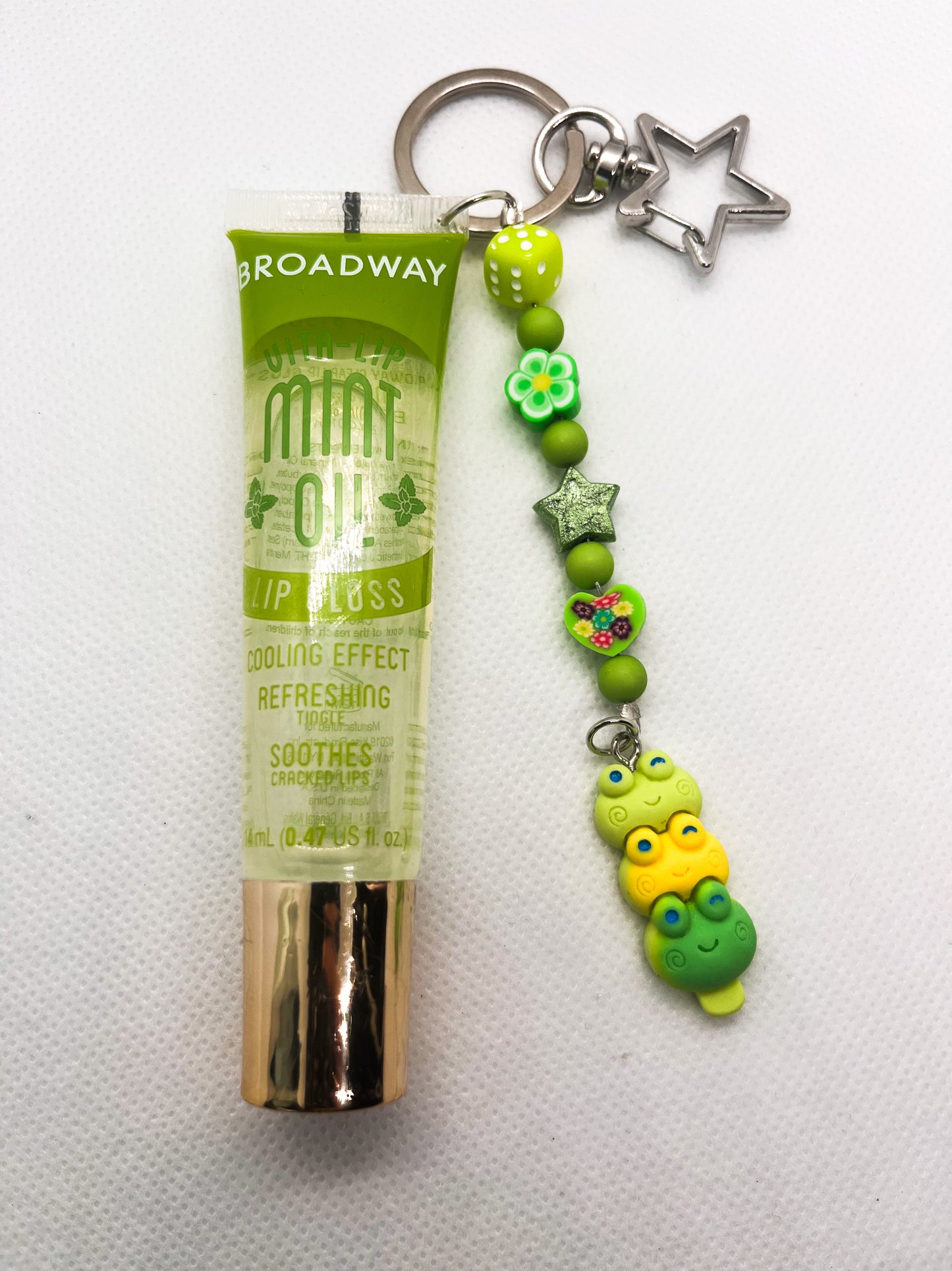 Green Lippie Keychain