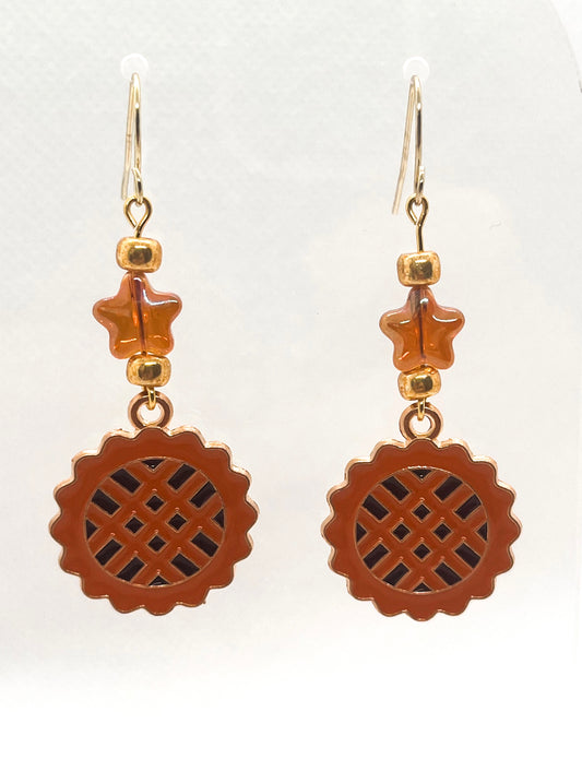 Pie Earrings