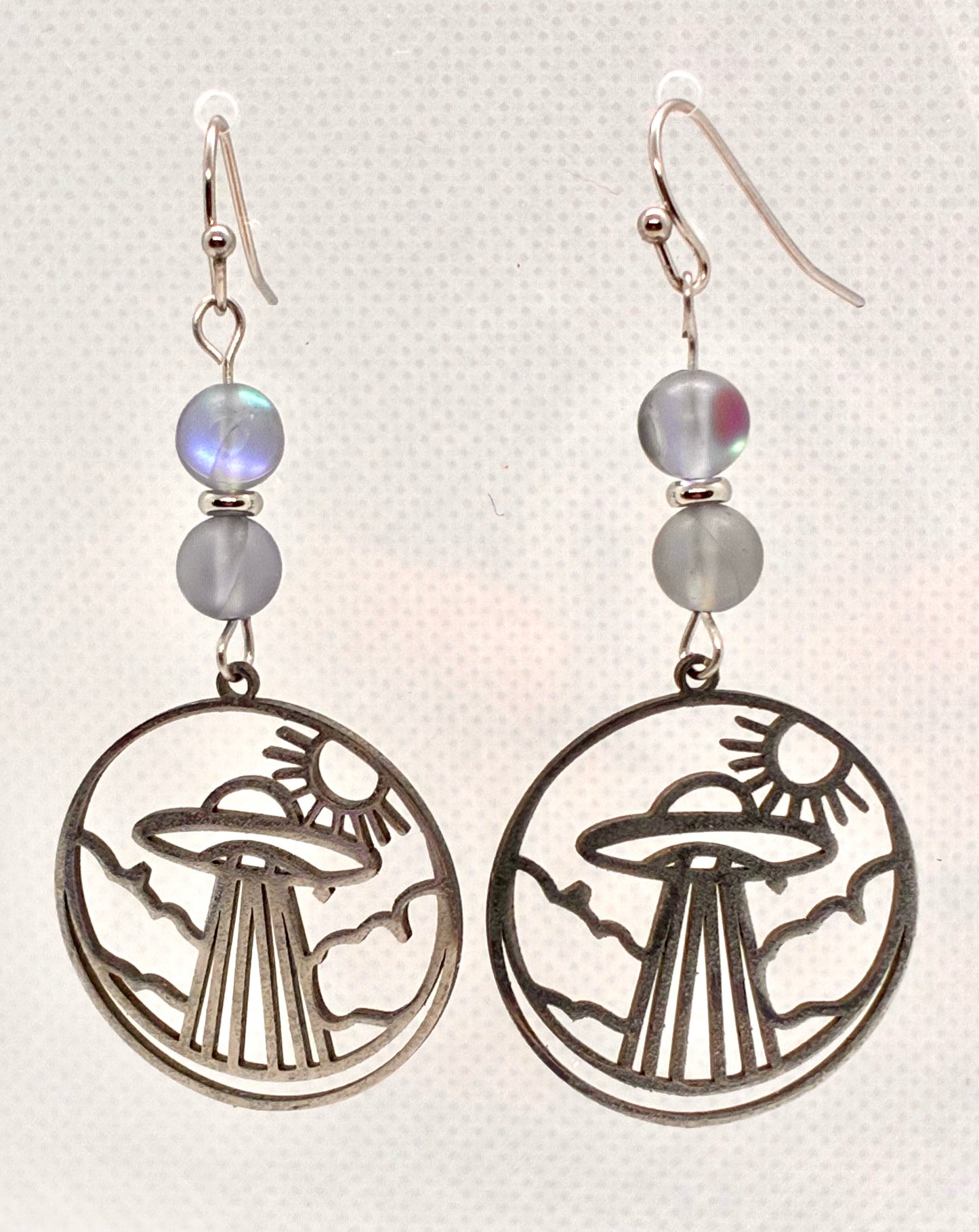 UFO Scene Earrings