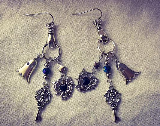 Victorian Style Ghost Earrings