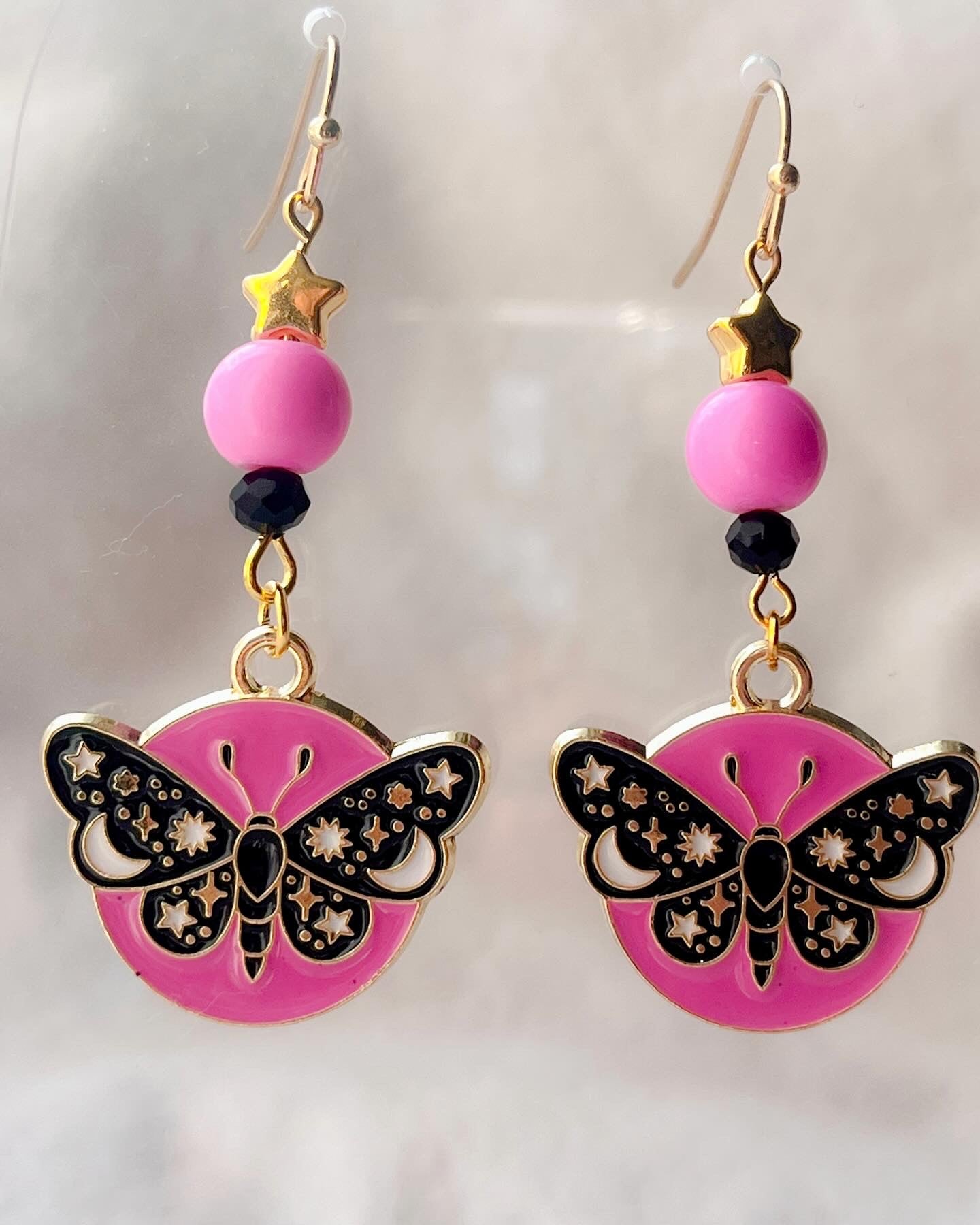 Moon Moth Earrings