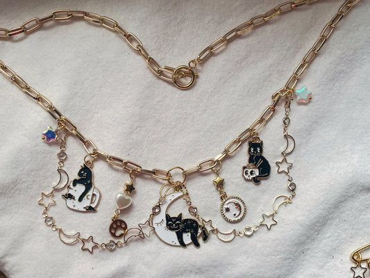 Moon Cat Necklace