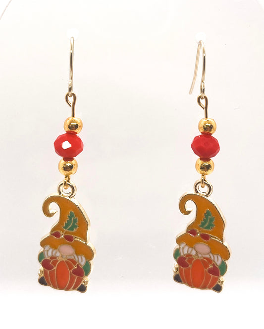 Autumn Gnome Earrings