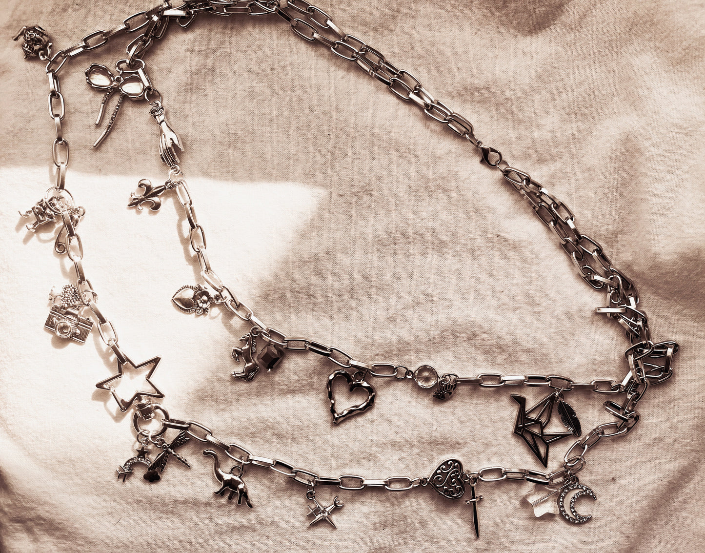 Silver Charm Necklace