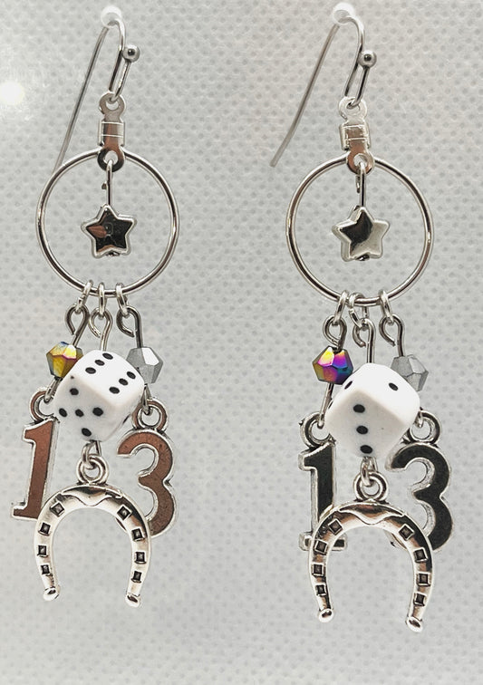 Lucky 13 Earrings