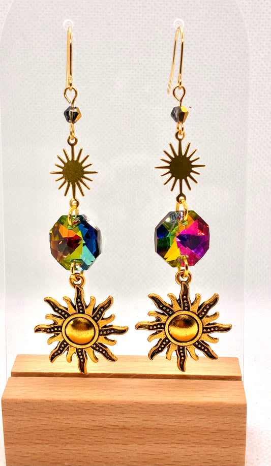 Golden Sun Earrings