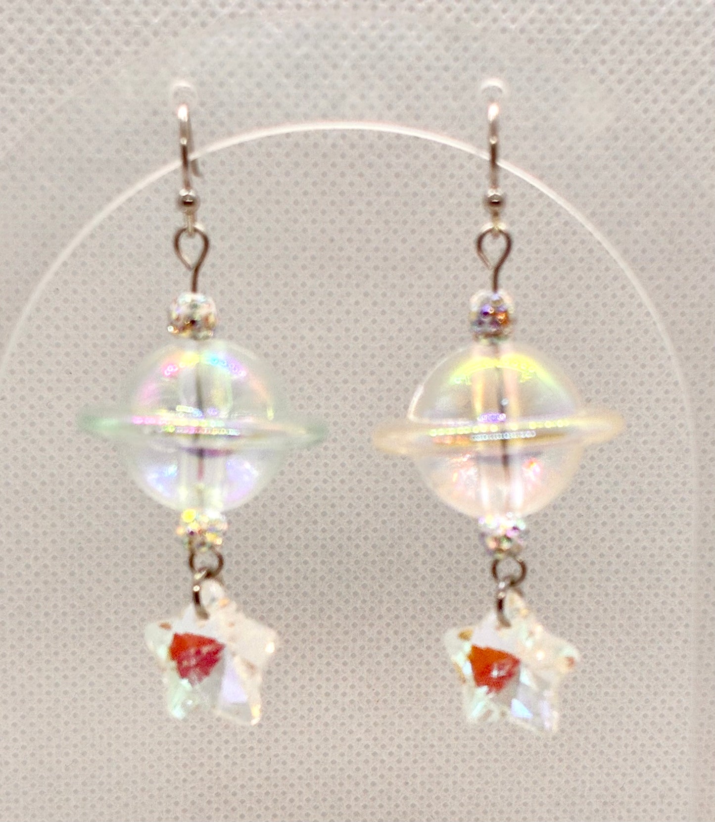 Saturn Star Earrings