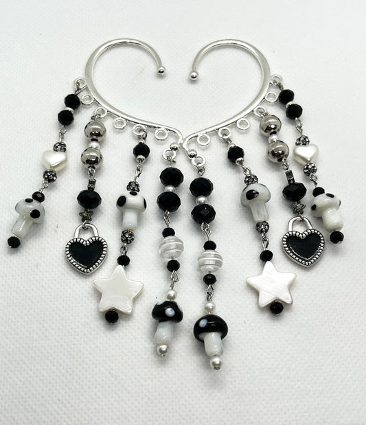 B&W Mushie Cuffs